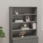 Ripiano per Credenza Grigio Chiaro 90x30x100 cm Legno di Pino