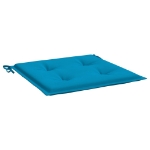 Cuscini per Sedia 6 pz Blu 40x40x3 cm in Tessuto Oxford