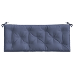 Cuscino Panca Giardino Blu Marino 120x50x7cm in Tessuto Oxford