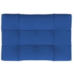Cuscino per Pallet Blu Reale 120x80x12 cm in Tessuto