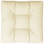 Cuscino per Pallet Crema 80x80x12 cm in Tessuto