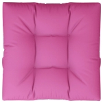 Cuscino per Pallet Rosa 80x80x12 cm in Tessuto