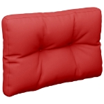 Cuscino per Pallet Rosso 50x40x12 cm in Tessuto