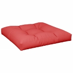 Cuscino per Pallet Rosso 70x70x12 cm in Tessuto