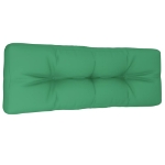 Cuscino per Pallet Verde 120x40x12 cm in Tessuto