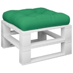 Cuscino per Pallet Verde 50x50x12 cm in Tessuto