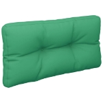 Cuscino per Pallet Verde 80x40x12 cm in Tessuto