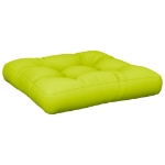 Cuscino per Pallet Verde Brillante 60x60x12 cm in Tessuto