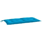 Cuscino per Panca Azzurro 100x50x7 cm in Tessuto Oxford
