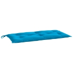 Cuscino per Panca Azzurro 110x50x7 cm in Tessuto Oxford