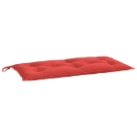 Cuscino per Panca Rosso 100x50x7 cm in Tessuto Oxford