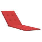 Cuscino per Sdraio Rosso (75+105)x50x3 cm