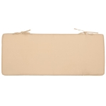 Esschert Design Cuscino da Panchina 98,5x39,5 cm Beige MF019