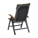 Madison Cuscino per Seduta in Fibra Basic 125x50 cm Verde