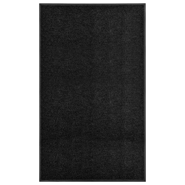 Zerbino Lavabile Nero 90x150 cm