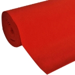 Tappeto Rosso 1 x 5 m Extra Spesso 400 g/m2