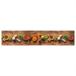 Tappeto da Cucina Lavabile Spezie 60x300 cm Velluto