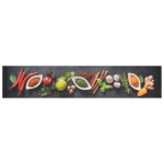 Tappeto da Cucina Lavabile Spezie 60x300 cm Velluto