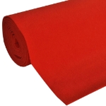 Tappeto Rosso 1 x 20 m Extra Spesso 400 g/m2