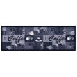 Tappetino da Cucina Lavabile Caffè Blu 45x150 cm