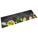 Tappeto da Cucina Lavabile Spezie 45x150 cm Velluto