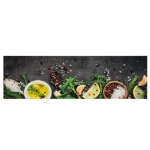 Tappeto da Cucina Lavabile Spezie 45x150 cm Velluto