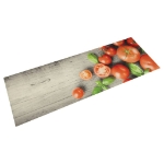 Tappeto da Cucina Lavabile Pomodori 45x150 cm in Velluto