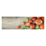 Tappeto da Cucina Lavabile Pomodori 45x150 cm in Velluto