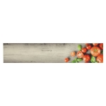 Tappeto da Cucina Lavabile Pomodori 60x300 cm in Velluto