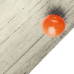 Tappeto da Cucina Lavabile Pomodori 60x300 cm in Velluto