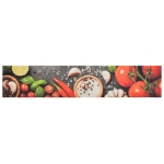 Tappeto da Cucina Lavabile Verdure 60x300 cm Velluto