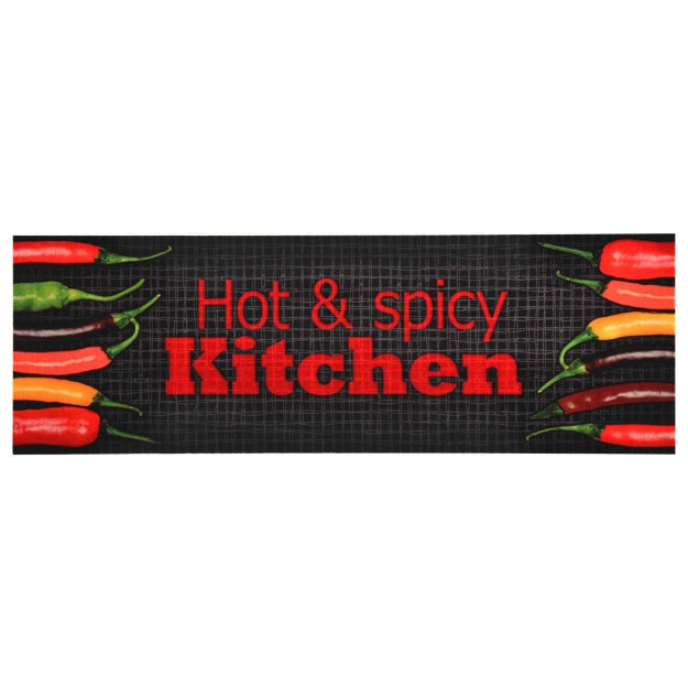 Tappetino da Cucina Lavabile Hot & Spicy 60x300 cm