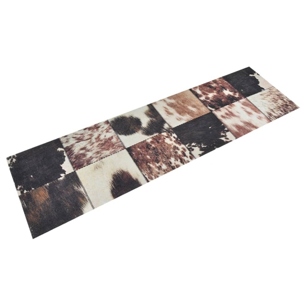 Tappeto da Cucina Lavabile Pelle Animali 45x150 cm Velluto