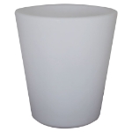 Eurotrail Lampada LED Ricaricabile/Vaso di Fiori Rotondo 38 cm