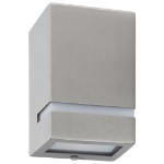 Lampade da Parete da Esterno 2 pz 35 W Argento Rettangolari