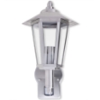 Lampada da parete per esterno con sensore in acciaio inox