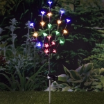 HI Lampada Solare Arbore in Fiore LED con Picchetto Terra 20 Lampadine