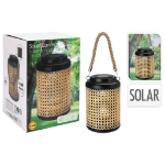 ProGarden Lanterna Solare a LED con Manico 15x23 cm