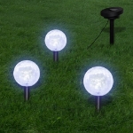 Lampade LED da Giardino 6 pz con Picchetti e Pannelli Solari