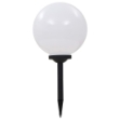 Lampade Solari da Esterni Sferiche 2 pz LED RGB 30 cm