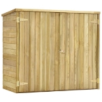 Rimessa Attrezzi da Giardino 135x60x123cm  in Pino Impregnato