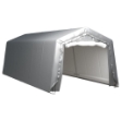 Tenda Capannone 300x750 cm Grigio Acciaio