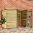 Ripostiglio da Giardino 232x110x170 in Legno di Pino Impregnato