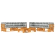 Set Divani in Pallet con Cuscini 6 pz in Pino Impregnato Miele