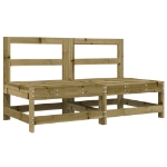 Set Salotto da Giardino 6 pz in Legno Impregnato di Pino