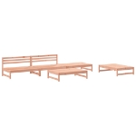 Set Salotto da Giardino 5 pz in Legno Massello di Douglas