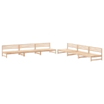 Set Salotto da Giardino 6 pz in Legno Massello di Pino