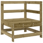 Set Salotto da Giardino 5 pz in Legno Impregnato di Pino