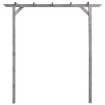 Pergolato da Giardino Grigio 200x40x205 cm in Pino Impregnato