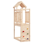 Torre da Gioco con Arrampicata 53x110x214 cm in Legno di Pino